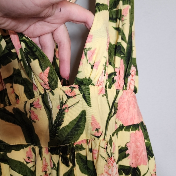 NWT Agua Bendita × Target Wideleg Botanical Sleeveless Jumpsuit size 1X - Picture 4 of 15